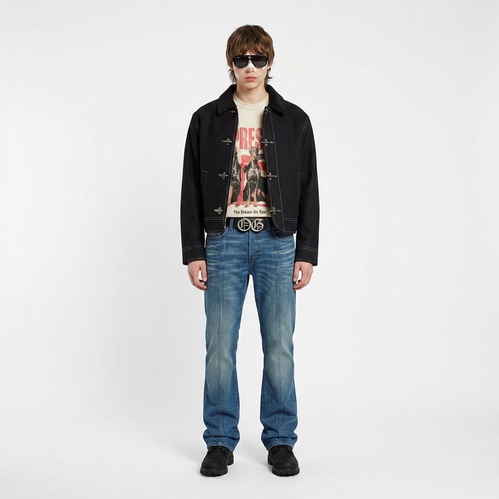 Timberland + Diesel streetwear look