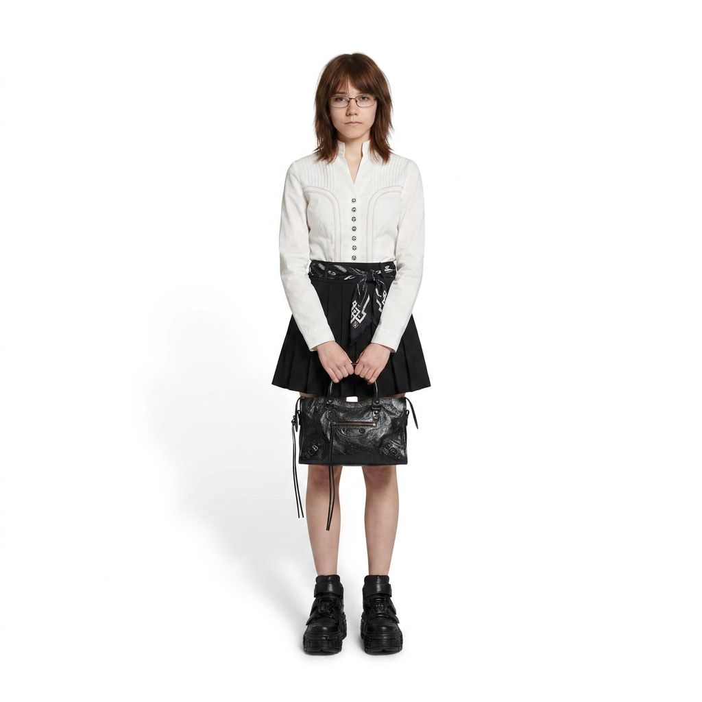 Balenciaga + Enfants Riches Déprimés dark look