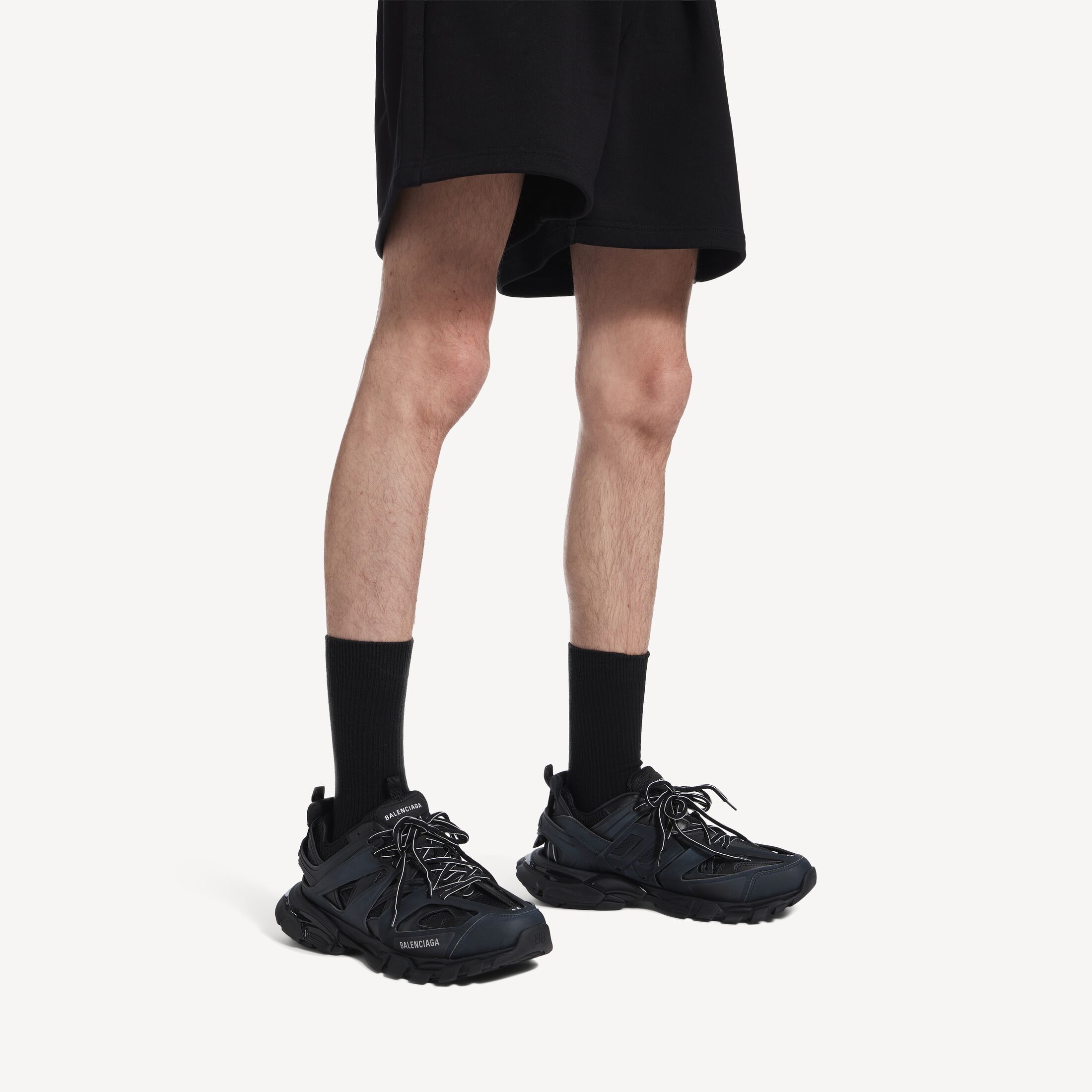 Men's Track Sneaker in Black 3