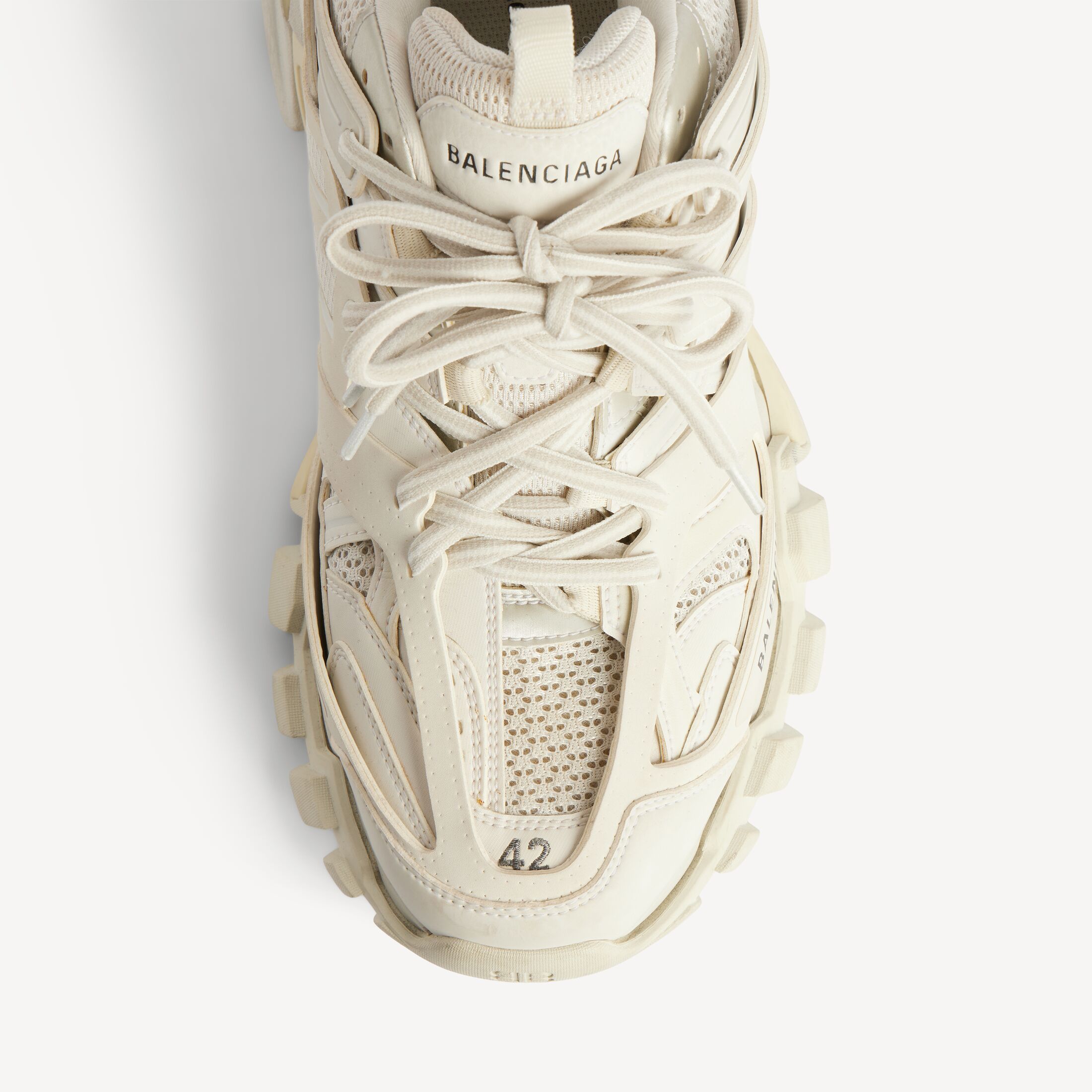 Men's Track Sneaker in White 3