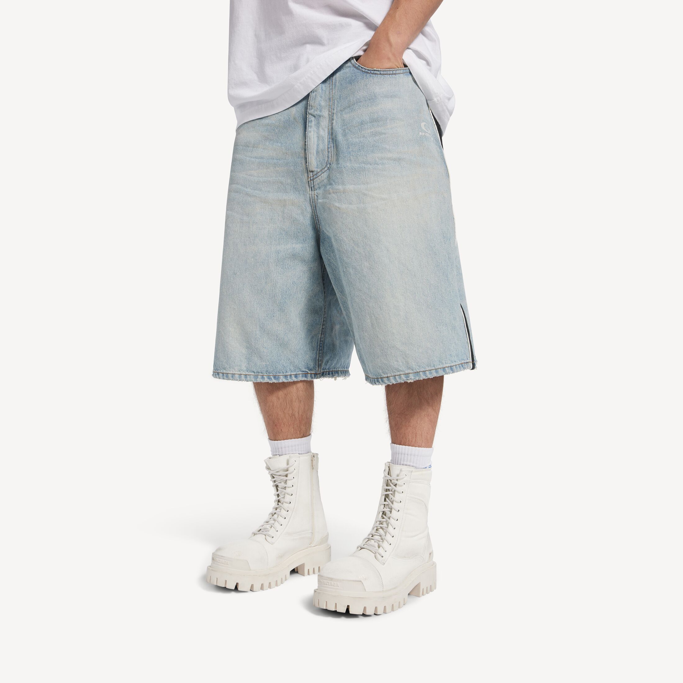 Men's Combat Strike Boot in White 3