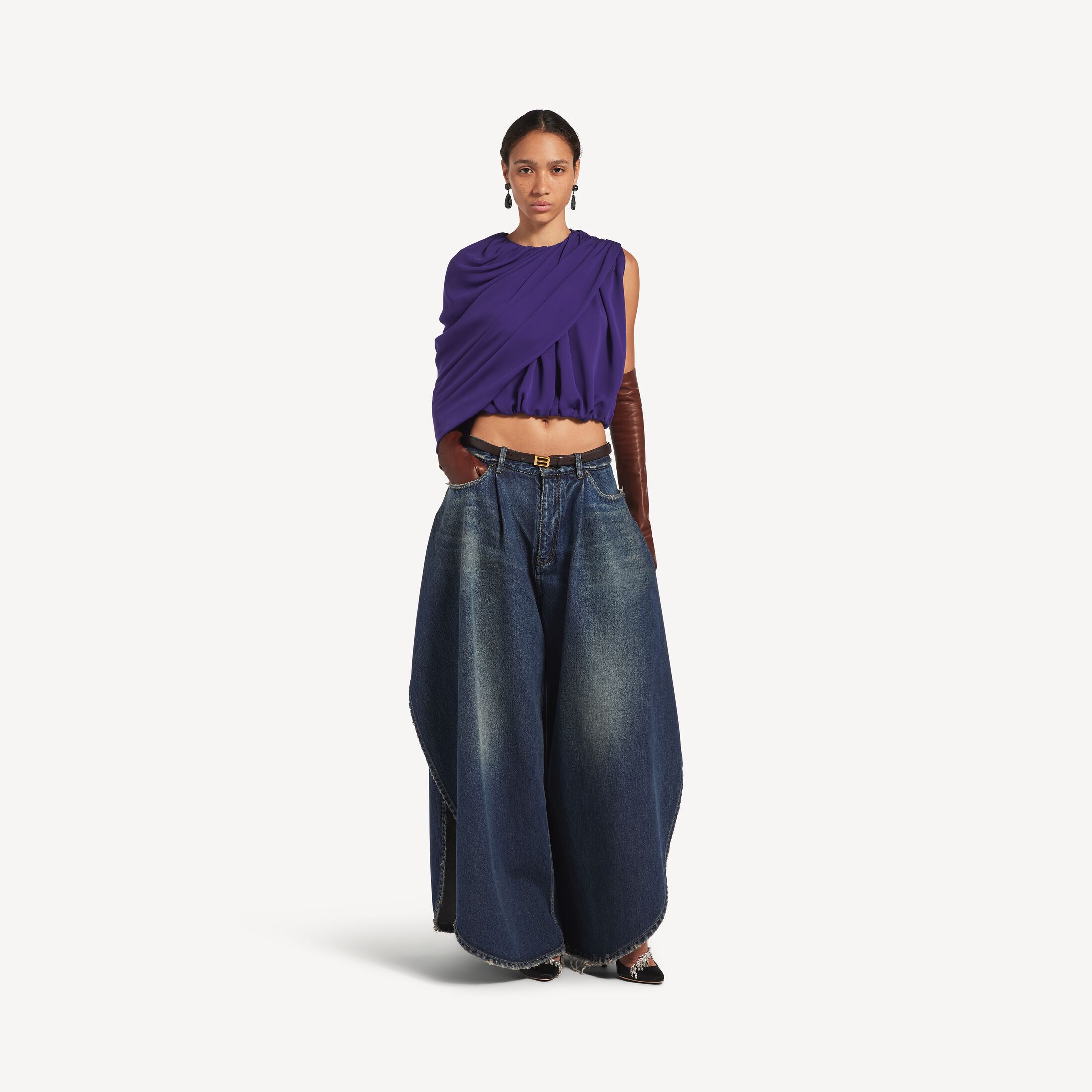 Women's Tulip Pants in Dark Ocean 2