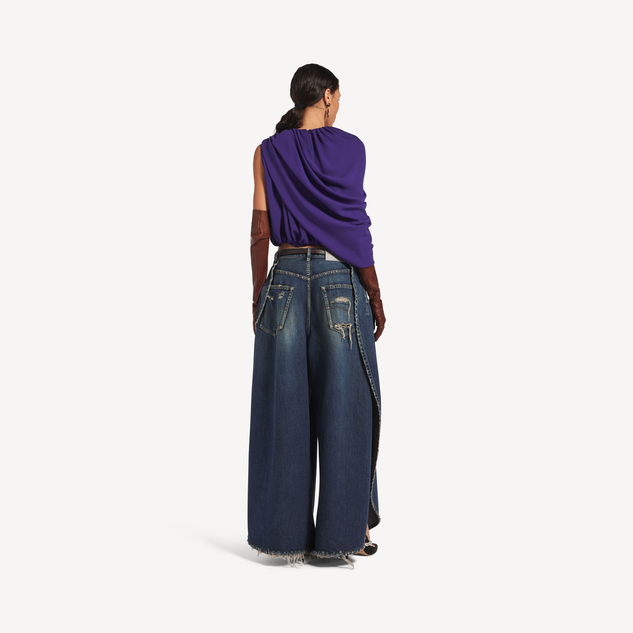 Women's Tulip Pants in Dark Ocean 3