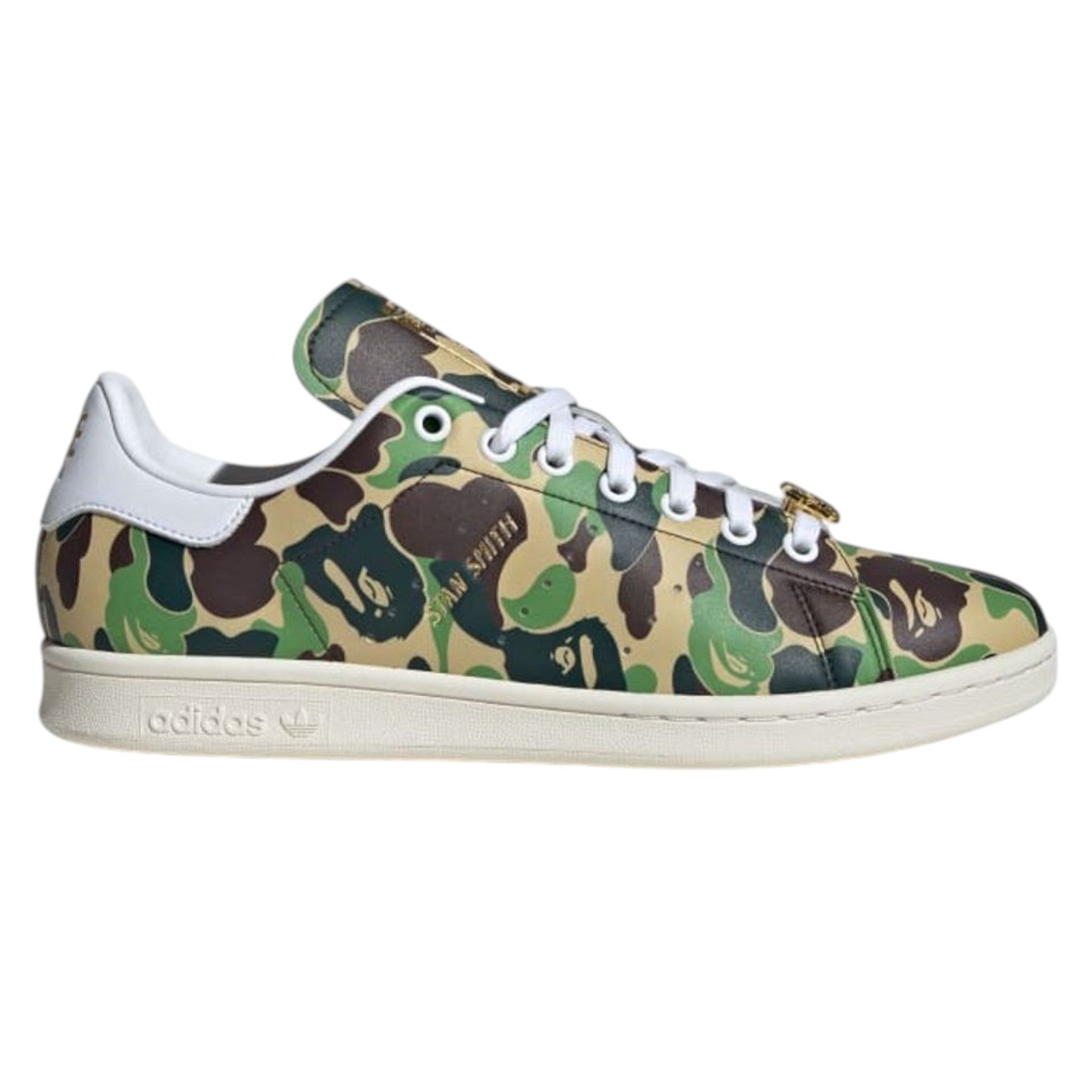 adidas Originals x Bape Stan Smith ABC Shoes - Camo / Green | Size: 9.5 2
