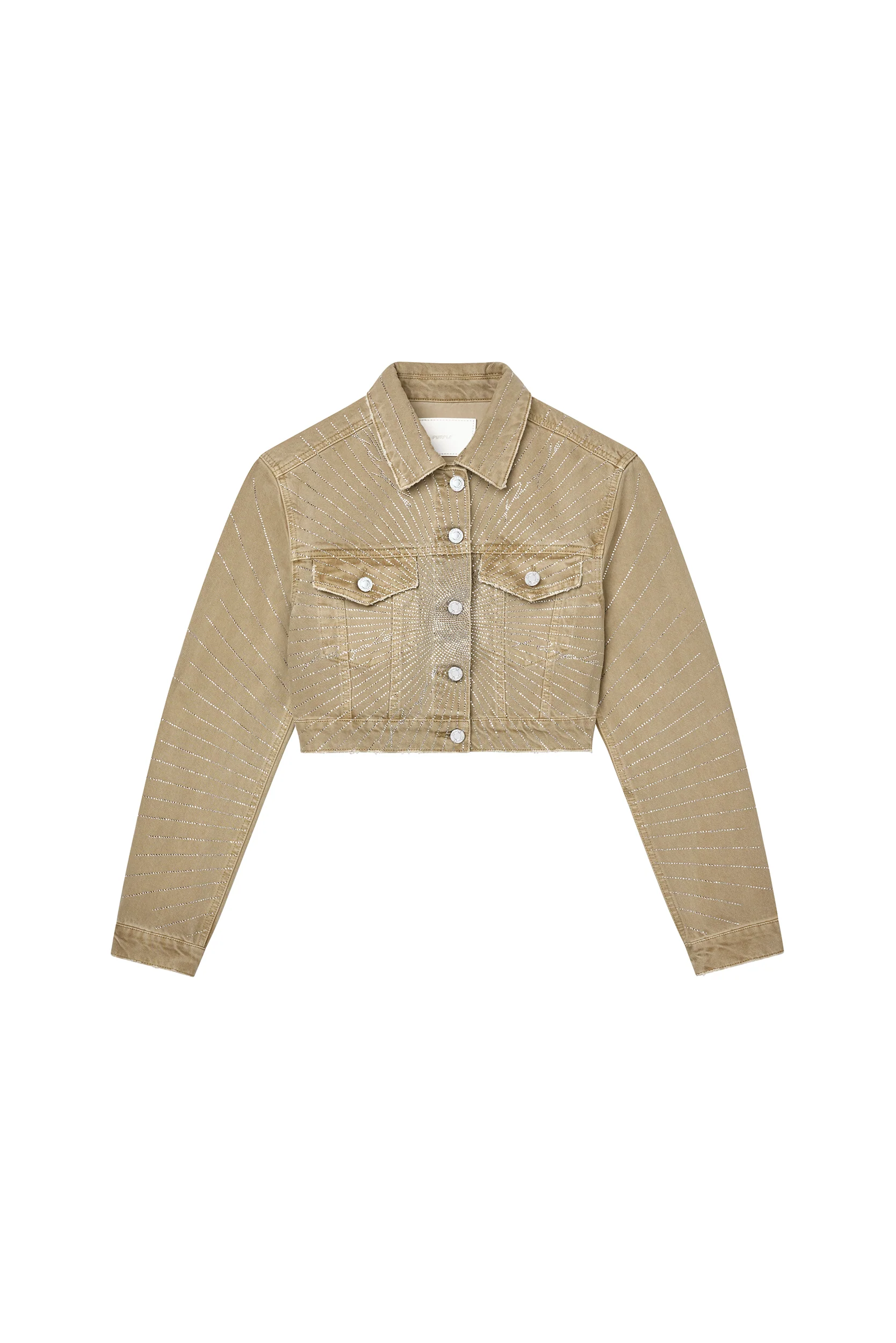 Radial Bling Crop Jacket by Purple Brand
