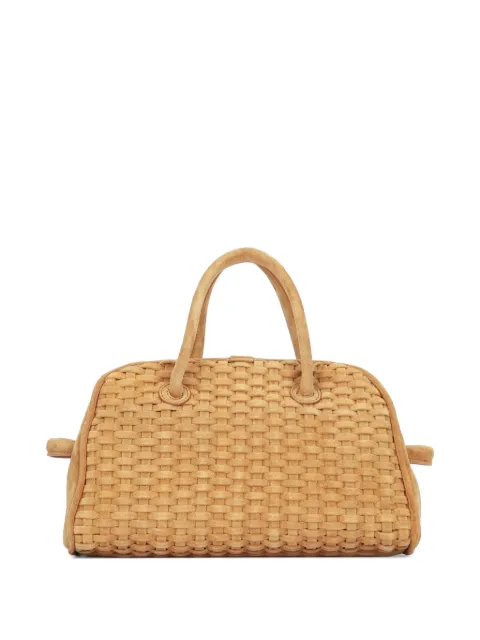 woven knot detail tote bag 2