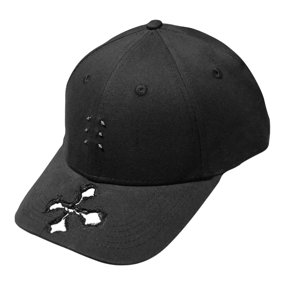 CROSS CAP - BLACK by SHINIGAMI COUTURE