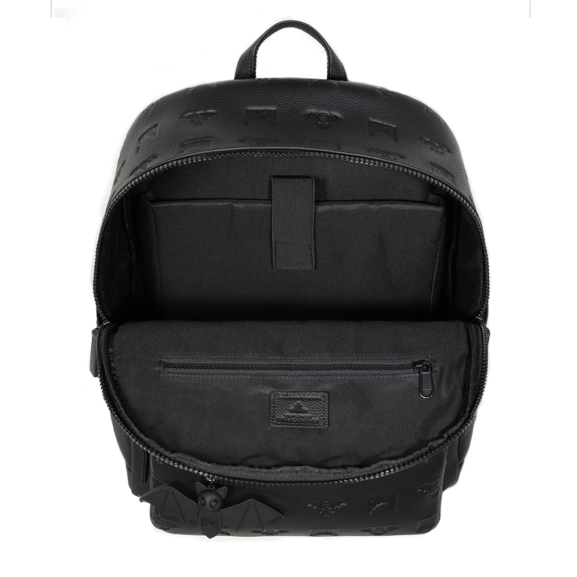 «BEEP THE BAT» LEATHER BACKPACK by SHINIGAMI COUTURE