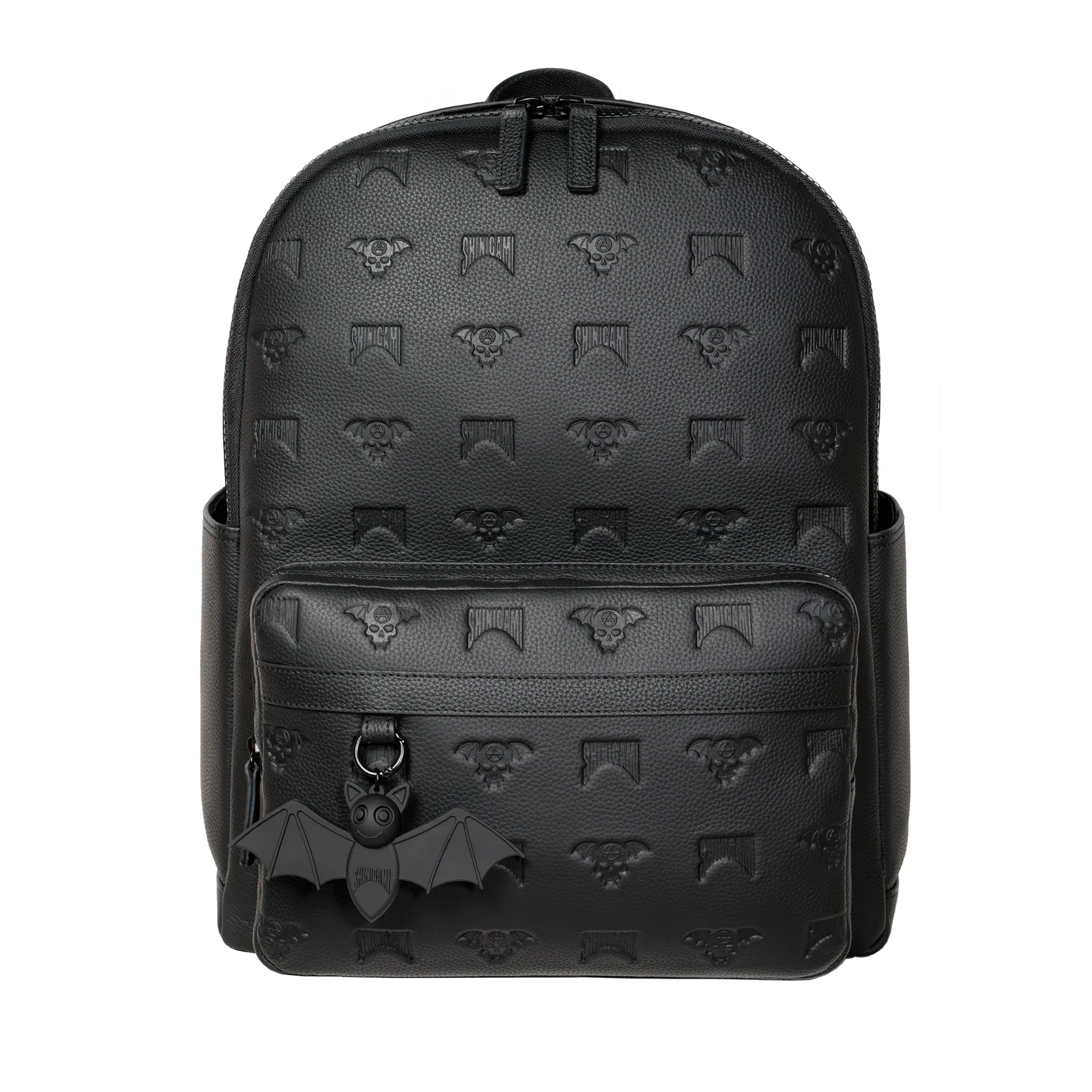 «BEEP THE BAT» LEATHER BACKPACK by SHINIGAMI COUTURE