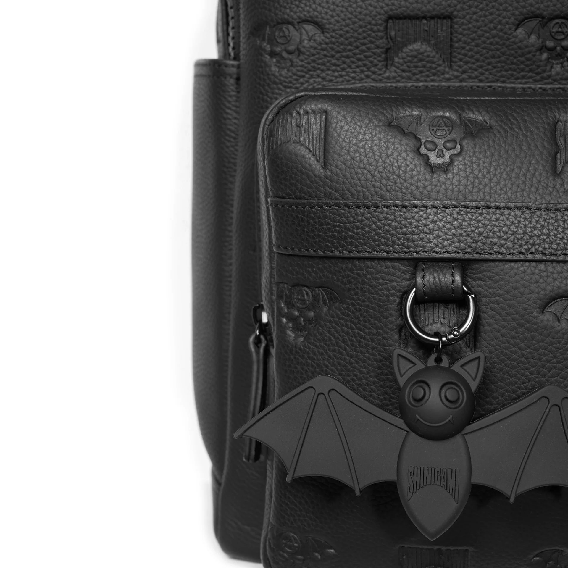 «BEEP THE BAT» LEATHER BACKPACK by SHINIGAMI COUTURE