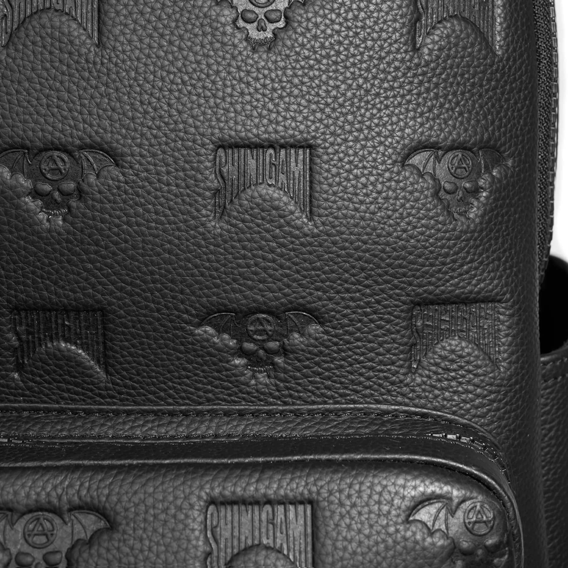 «BEEP THE BAT» LEATHER BACKPACK by SHINIGAMI COUTURE
