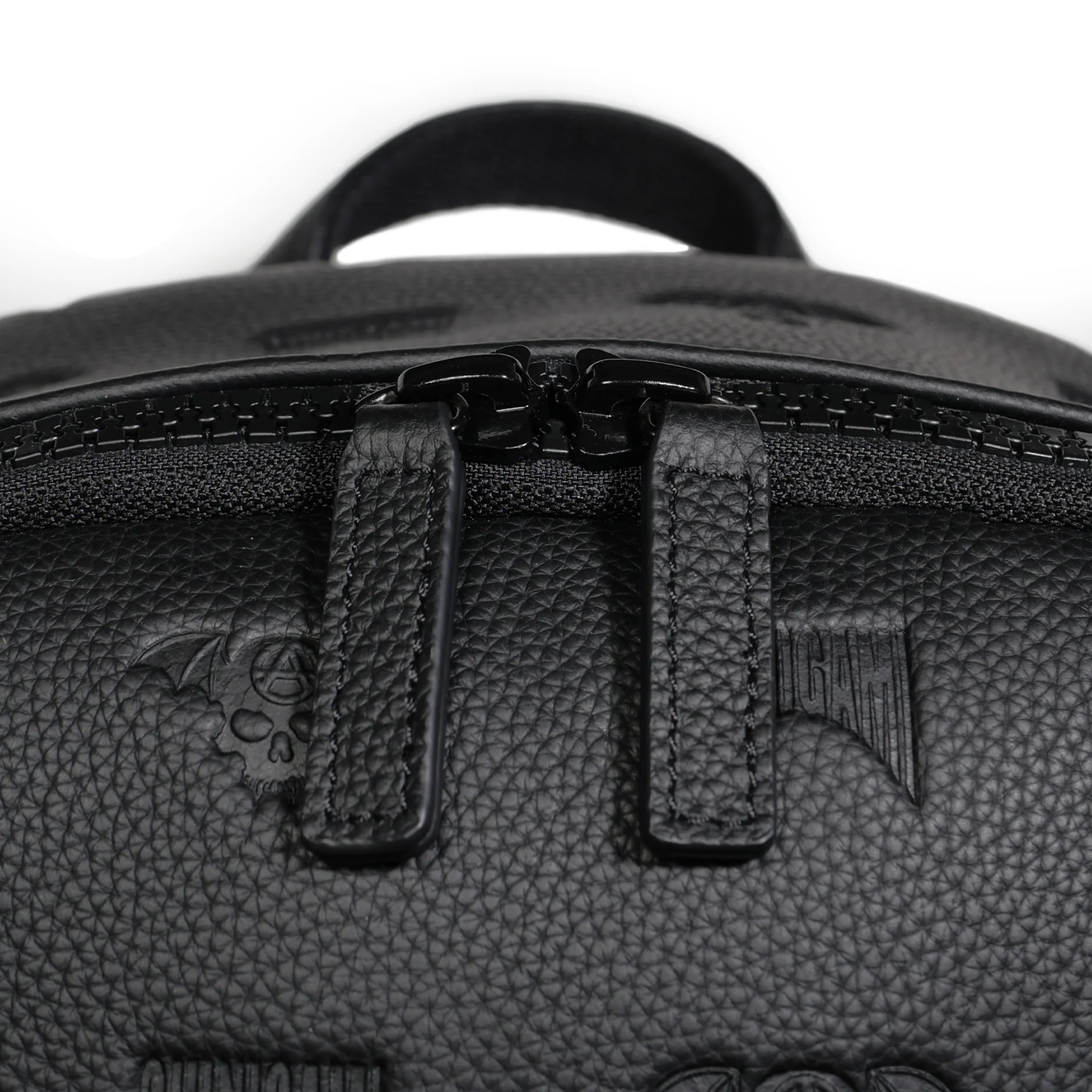 «BEEP THE BAT» LEATHER BACKPACK by SHINIGAMI COUTURE