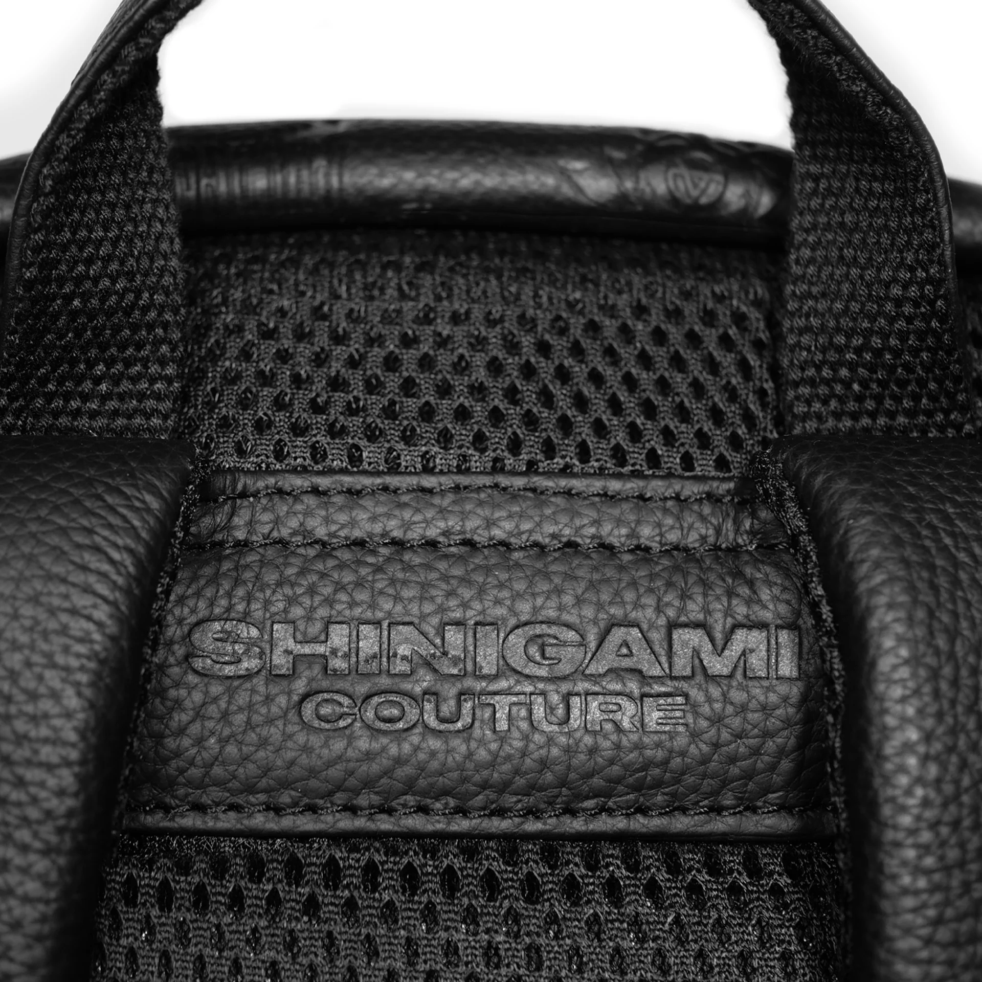«BEEP THE BAT» LEATHER BACKPACK by SHINIGAMI COUTURE