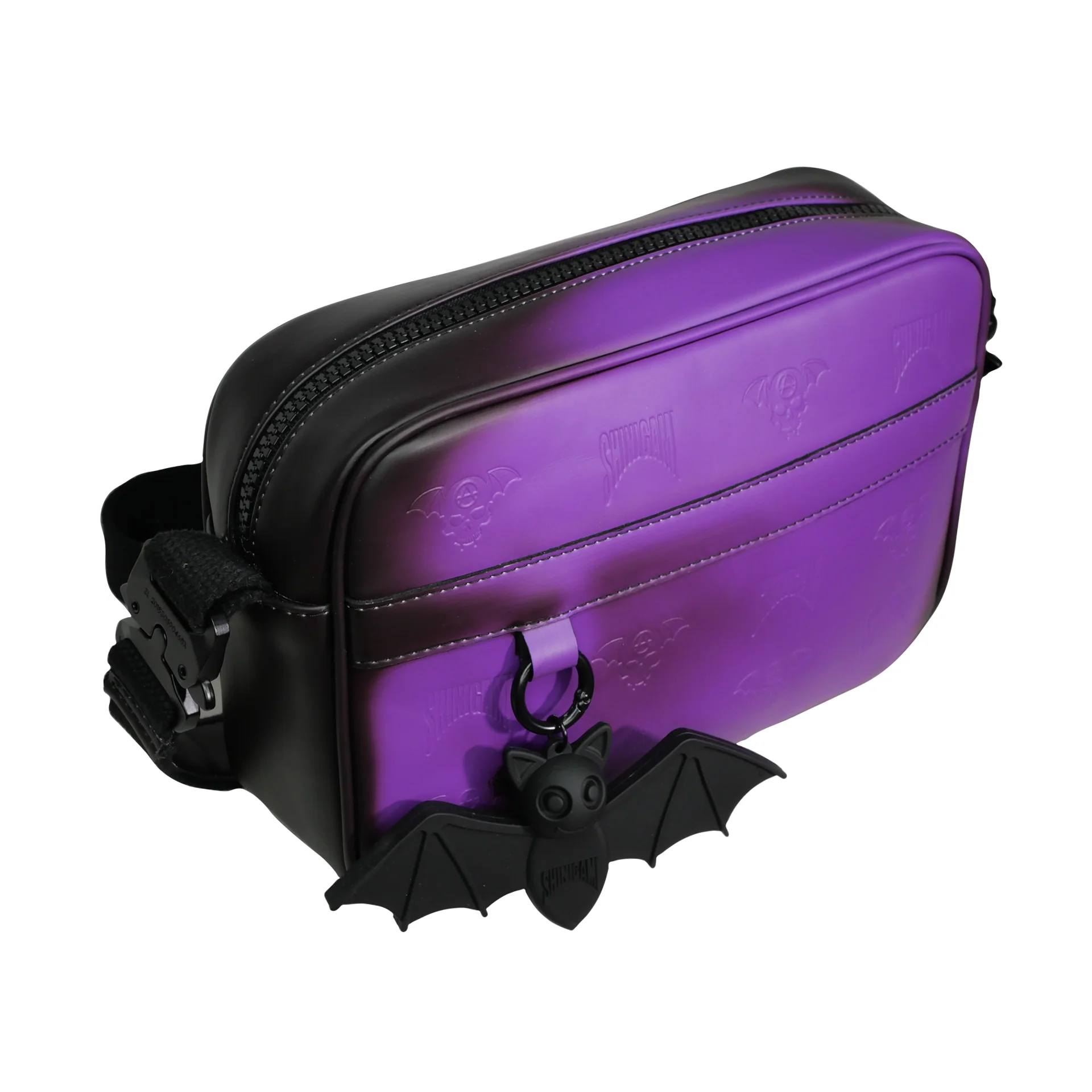 PRE-ORDER «BEEP THE BAT» THERMOCHROMIC CROSSBODY BAG PURPLE 2