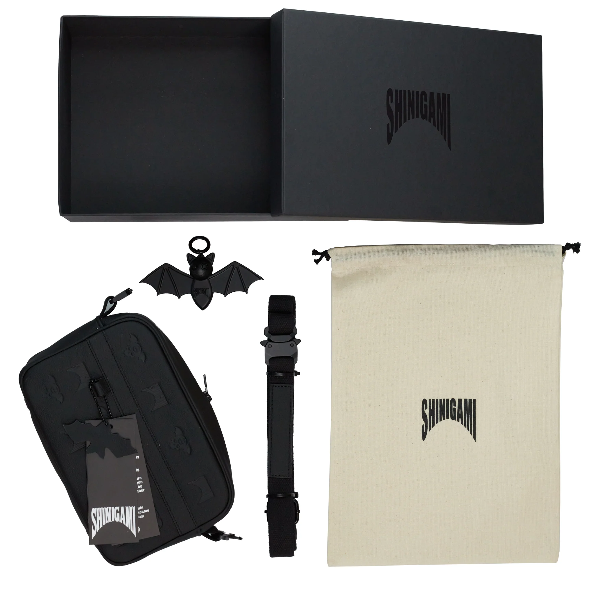PRE-ORDER "BEEP THE BAT" CROSSBODY BAG - BLACK 2
