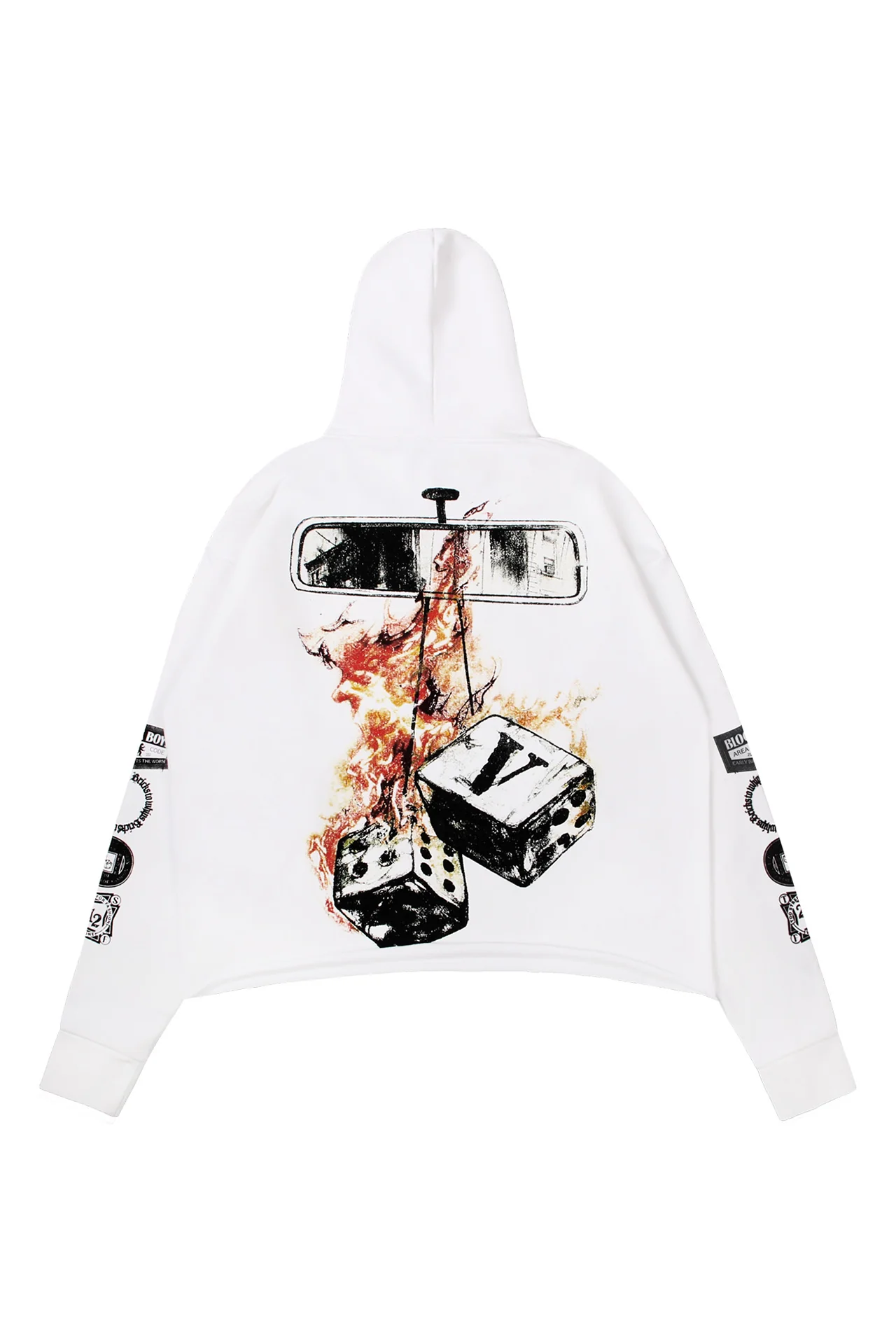CRASH THE WHIP HOODIE with DICE 6