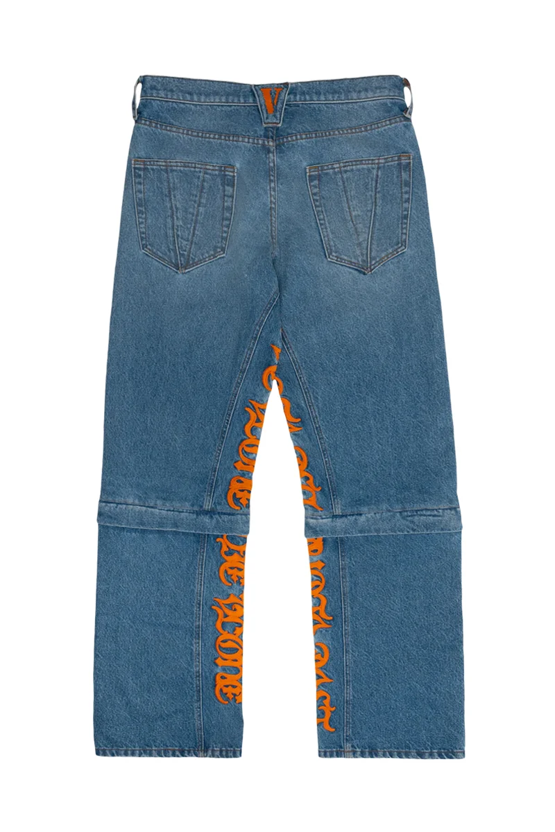 THE INFAMOUS LVDV SKATER JEANS/SHORTS with “DAGGER” KEYCHAIN 5