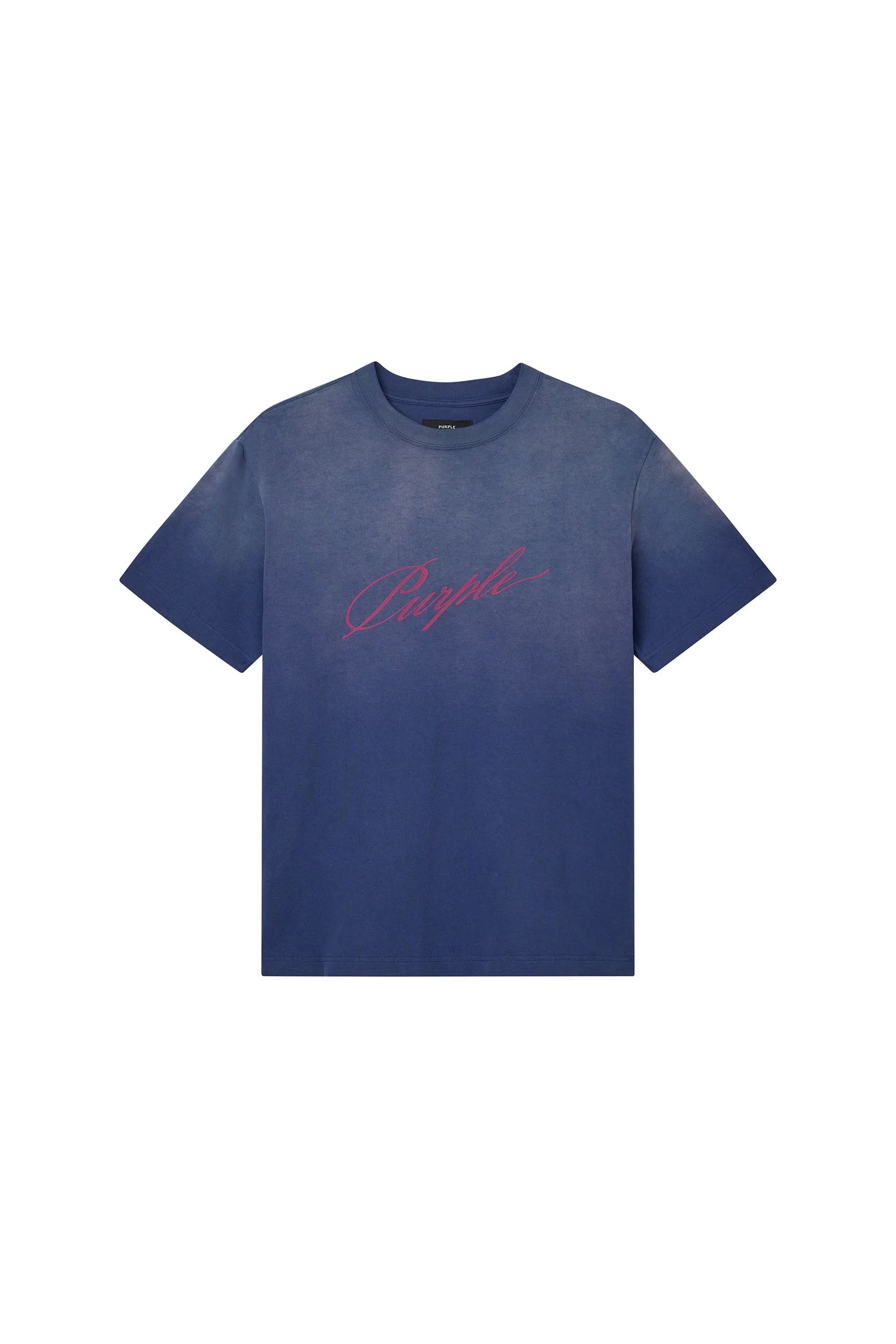 Slanted Script Tee by Purple Brand