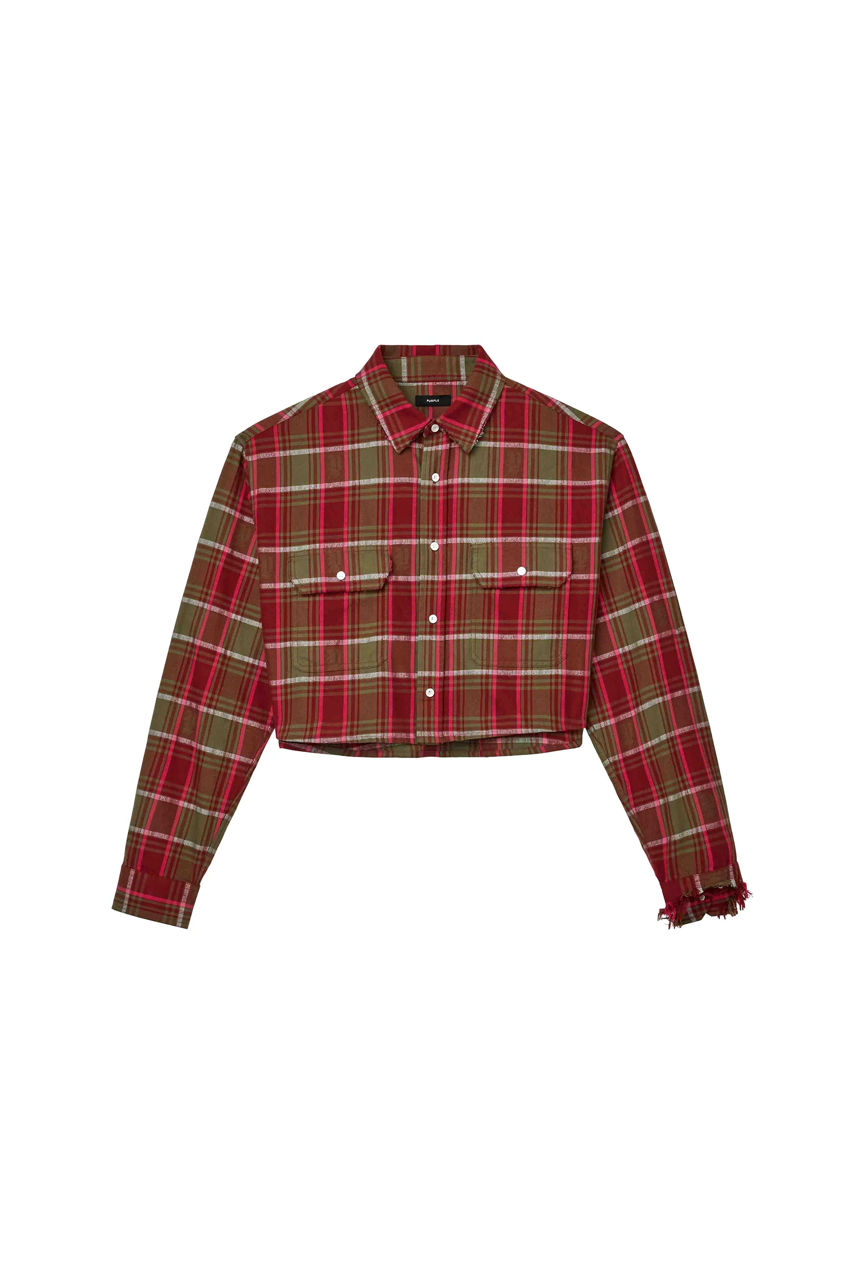 Gothic Plaid Shirt by Purple Brand