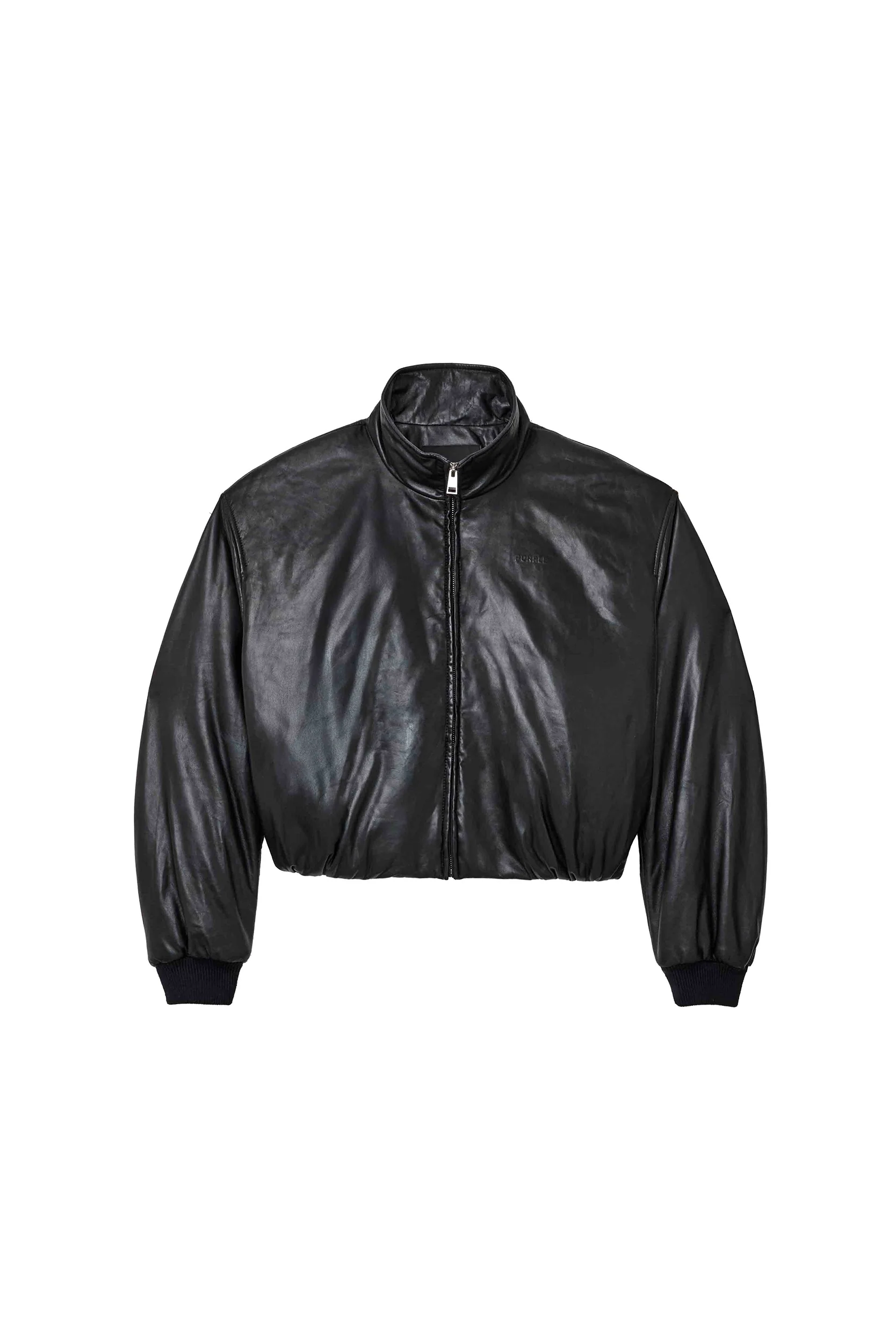 Leather Zip Jacket by Purple Brand