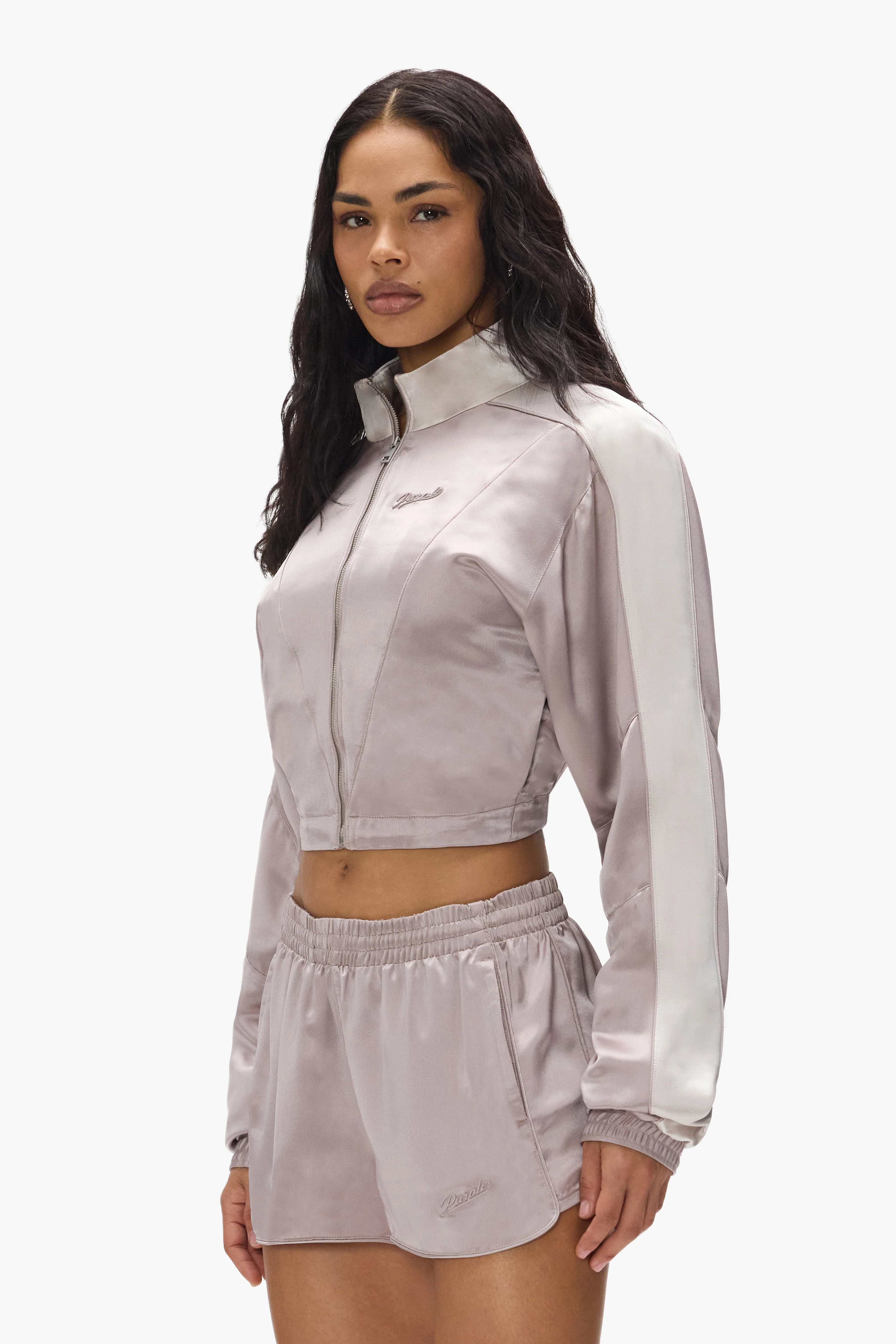 Satin Track Jacket by Purple Brand