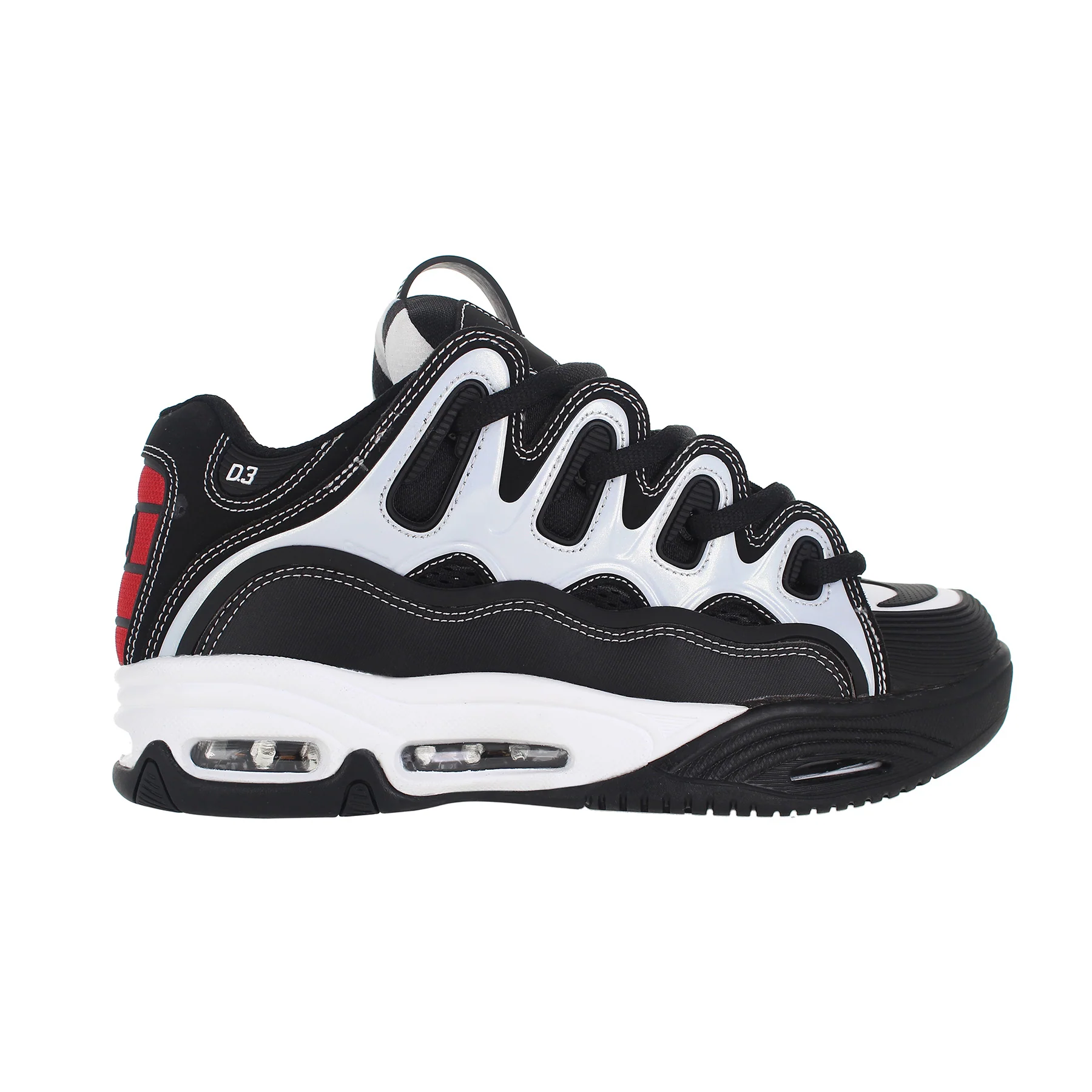 D3 2001 Black/White/Red by Osiris