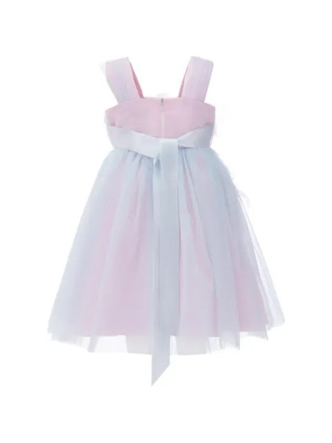 Kyra floral-appliqué dress by Tulleen