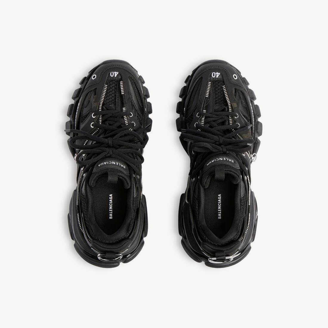 Men's Track Zip Sneaker in Black 5