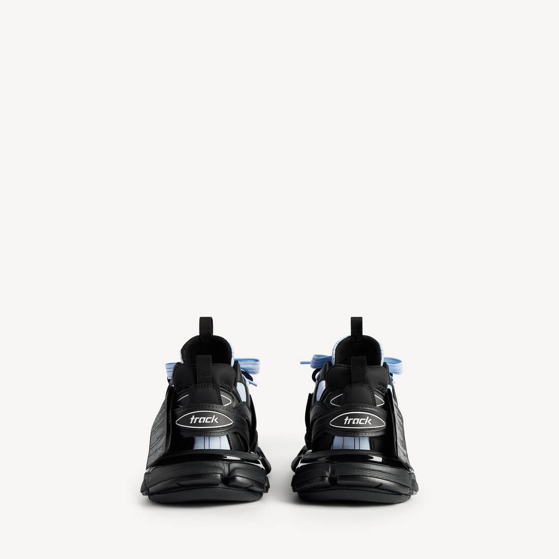 Men's Track Shirt Sneaker in Black/blue 4