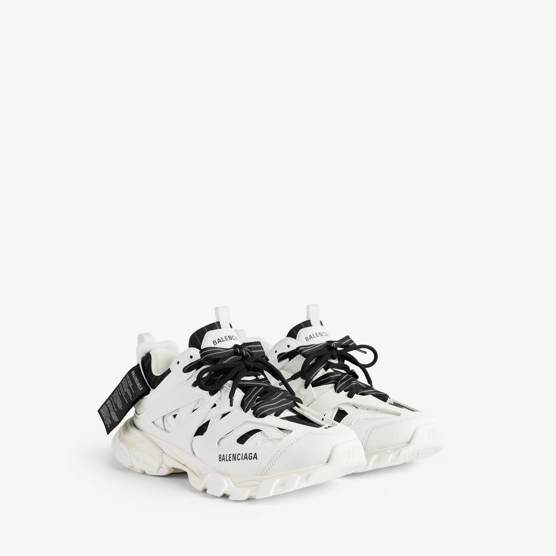 Men's Track Shirt Sneaker in White 3