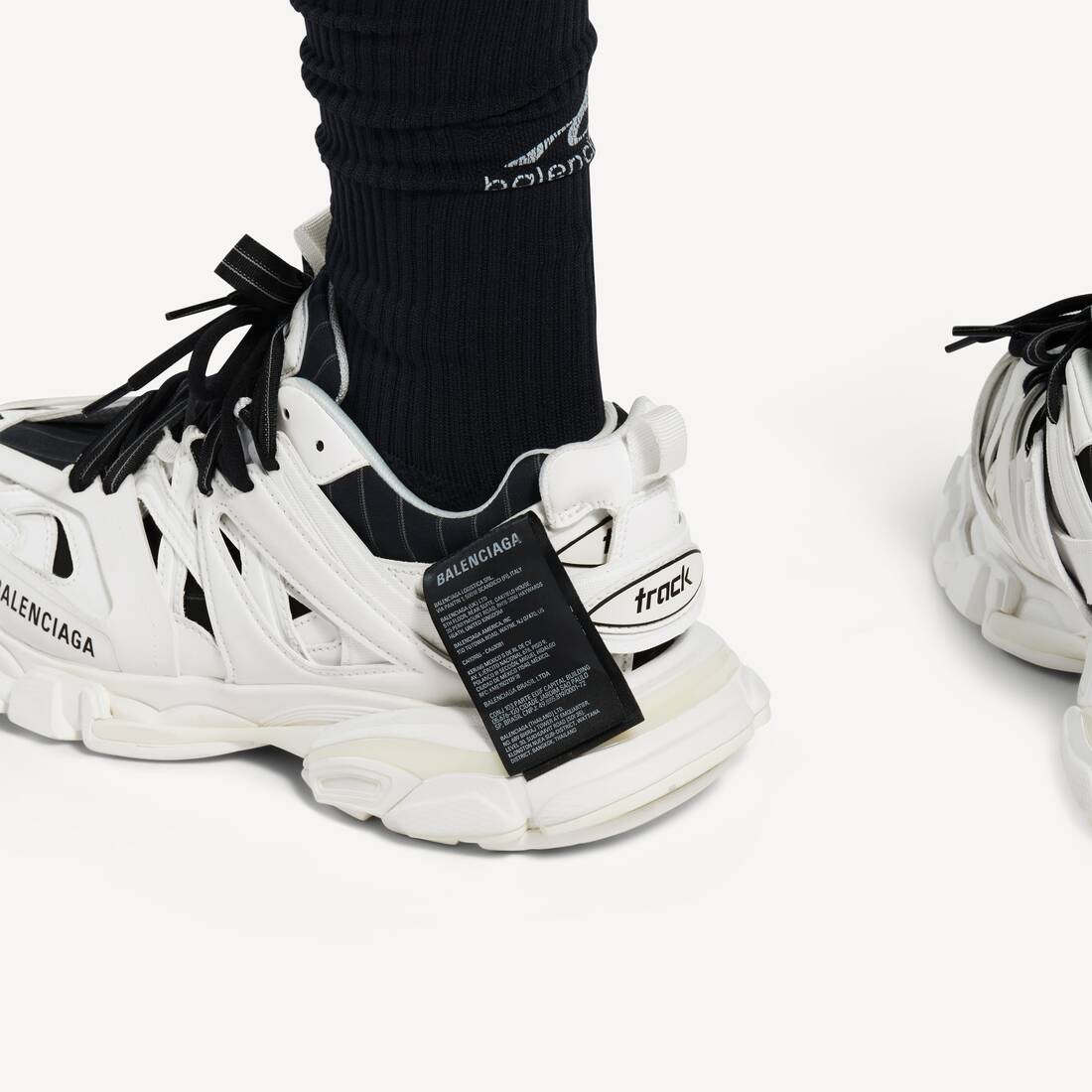 Men's Track Shirt Sneaker in White 6
