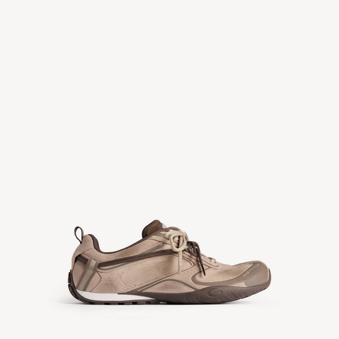 Men's Radar Velvety Sneaker in Beige/brown 2