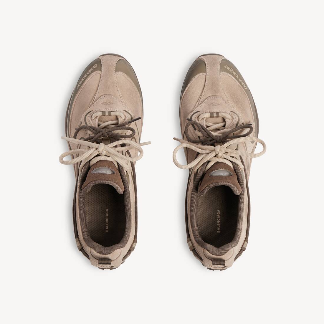 Men's Radar Velvety Sneaker in Beige/brown 5