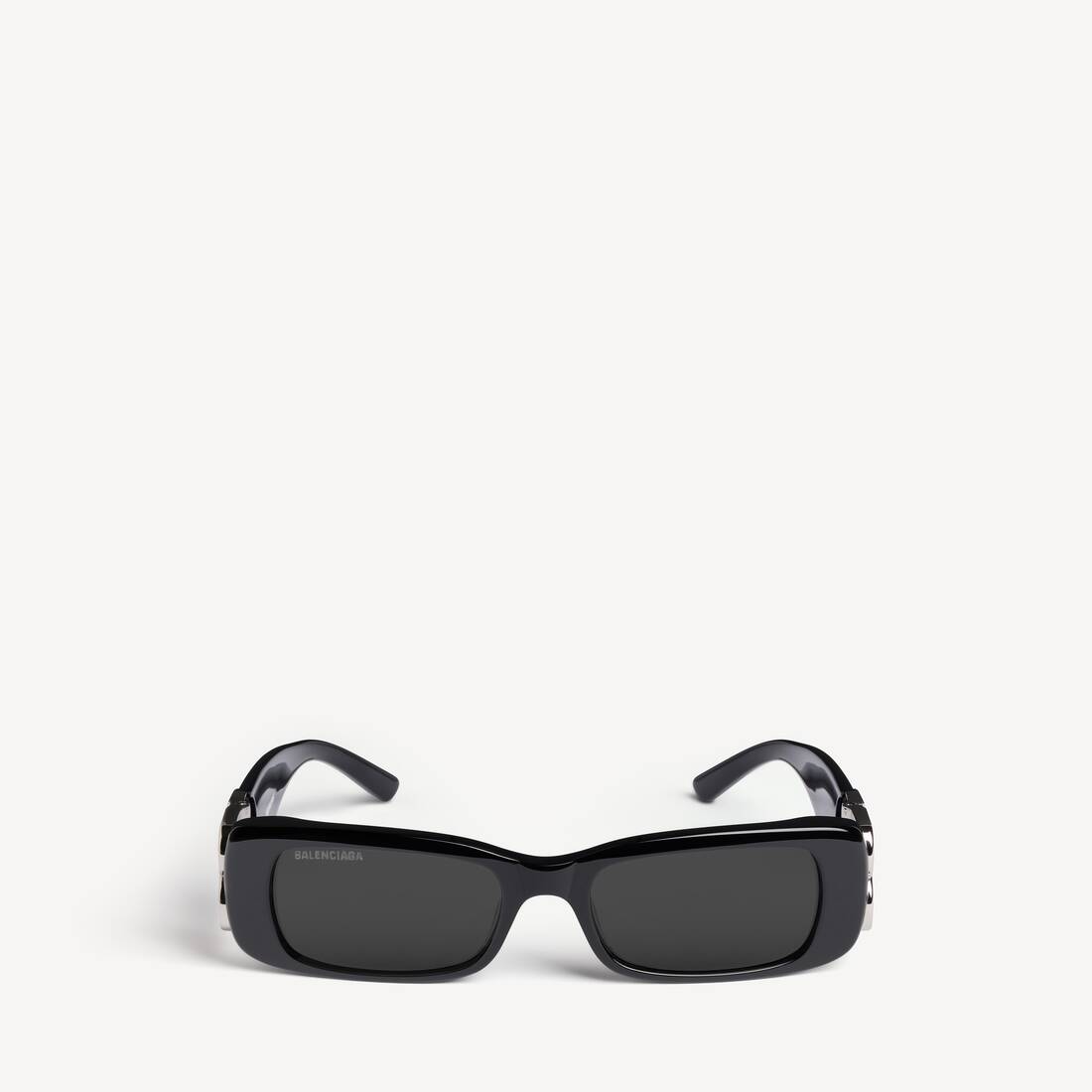 Women's Dynasty Rectangle Sunglasses in Black 2