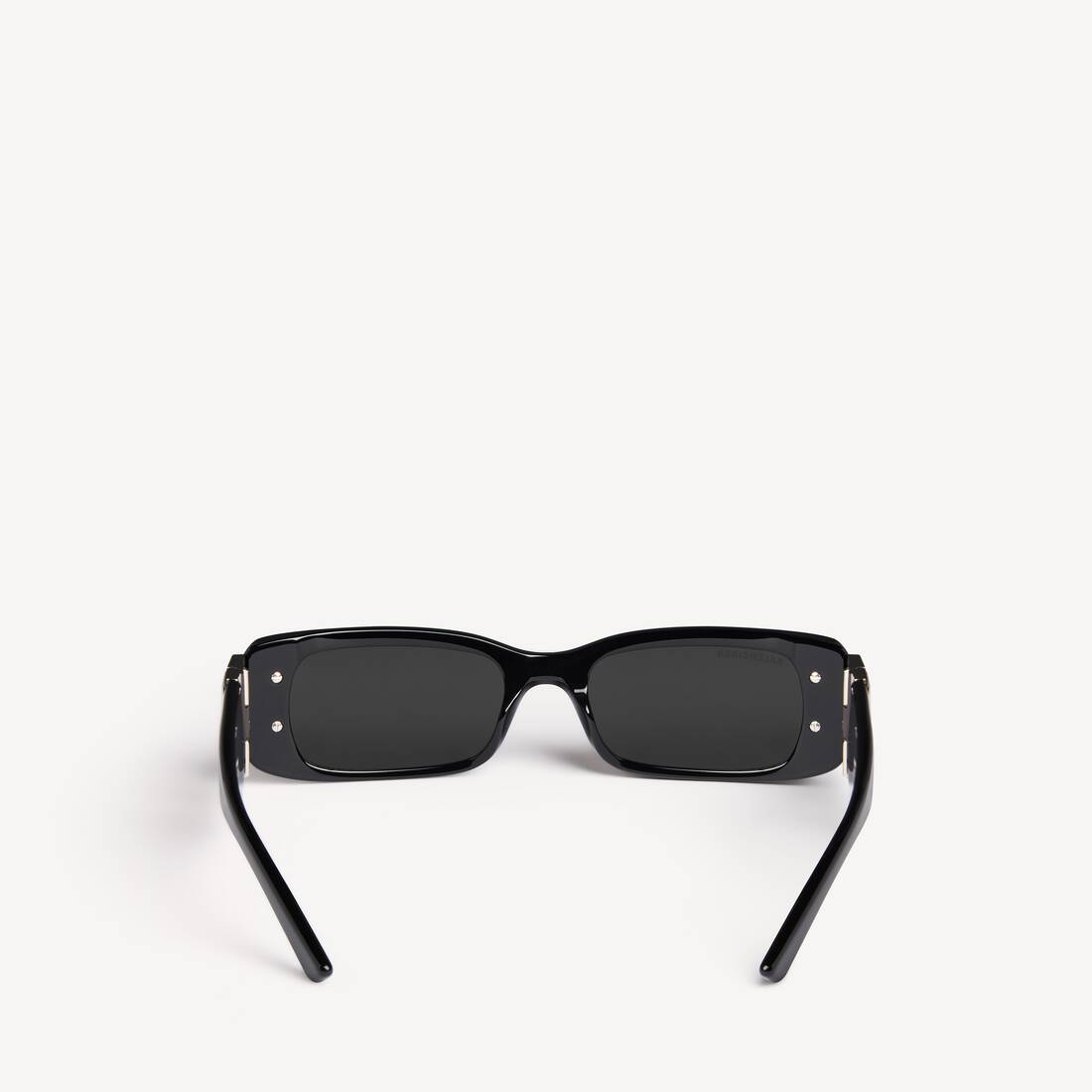 Women's Dynasty Rectangle Sunglasses in Black 4