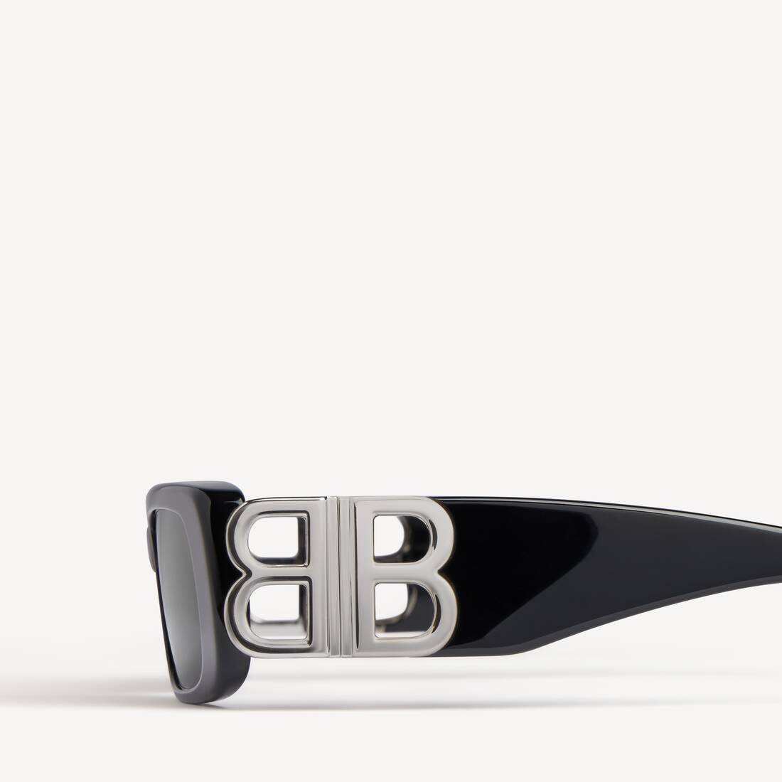 Women's Dynasty Rectangle Sunglasses in Black 7