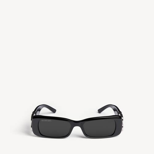 Women's Dynasty Rectangle Sunglasses in Black 10