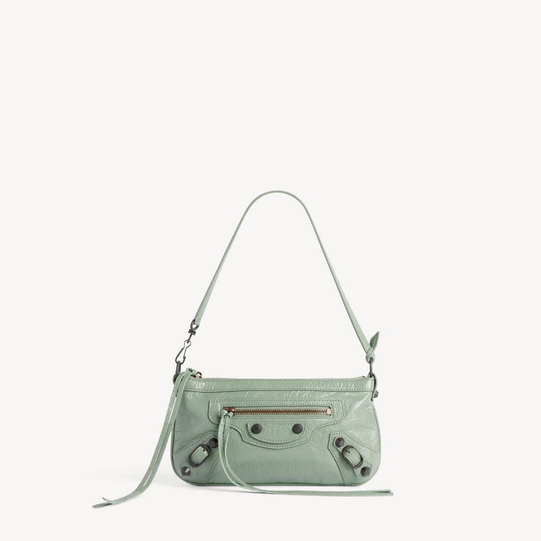 Women's Le City Pouch On Strap in Heritage Green 2