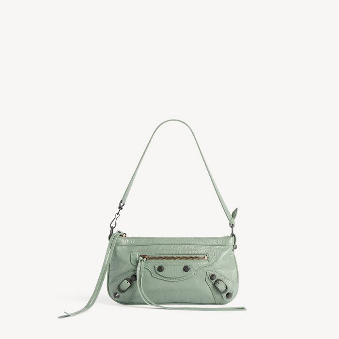Women's Le City Pouch On Strap in Heritage Green 4