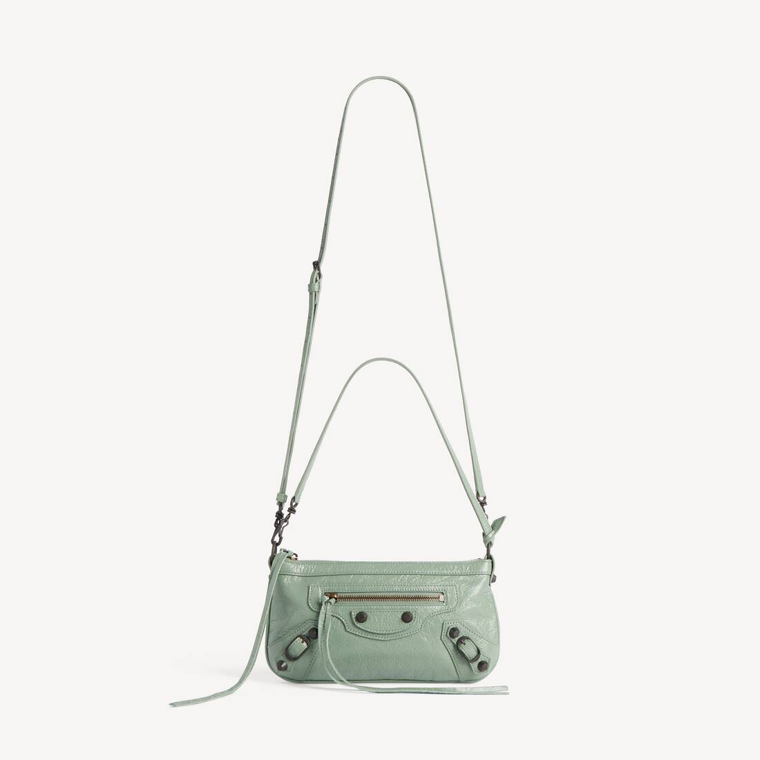 Women's Le City Pouch On Strap in Heritage Green 7