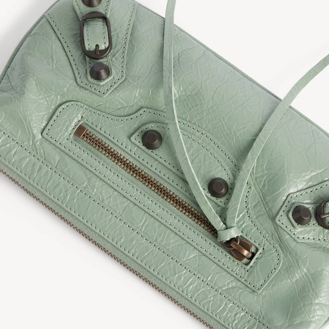 Women's Le City Pouch On Strap in Heritage Green 9
