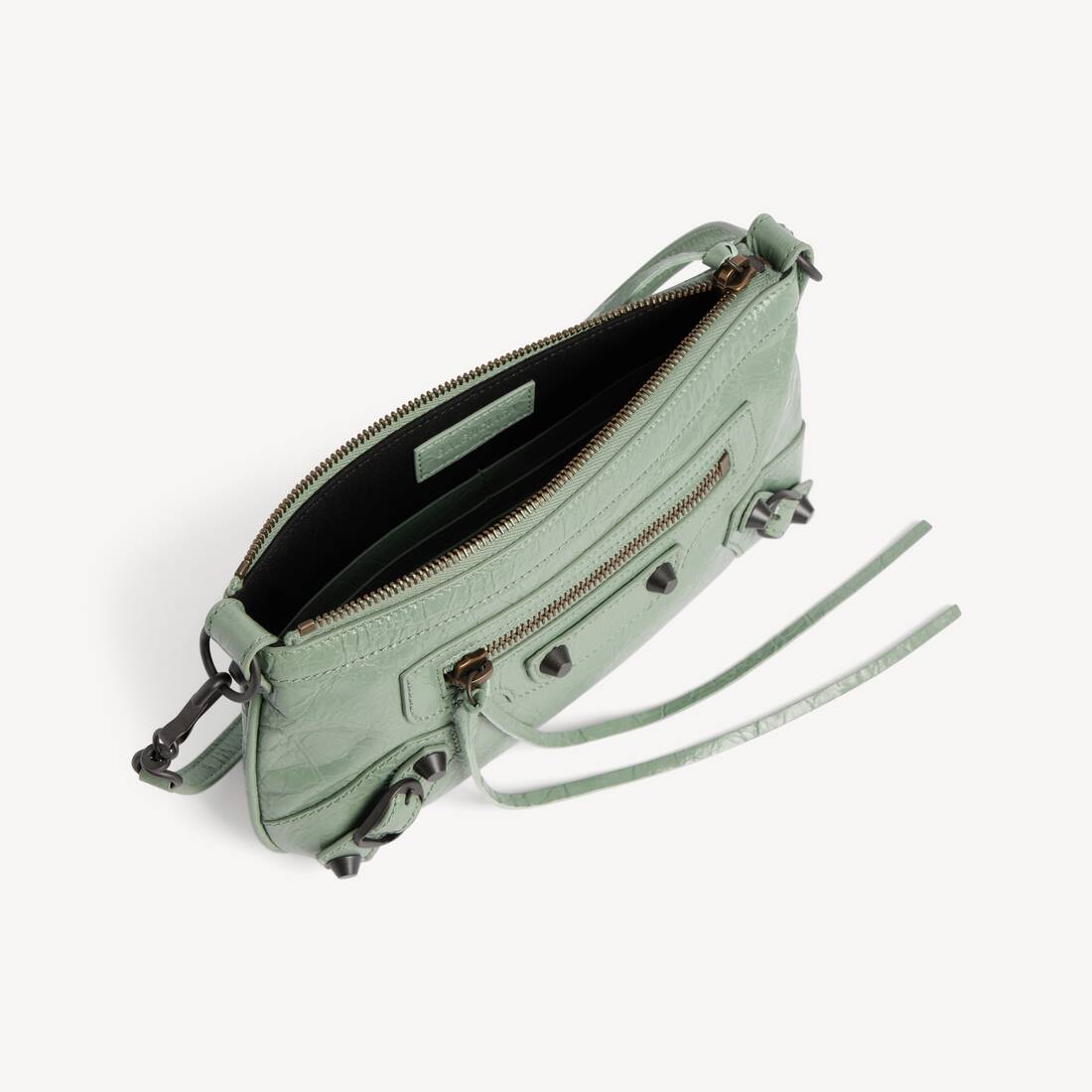 Women's Le City Pouch On Strap in Heritage Green 8