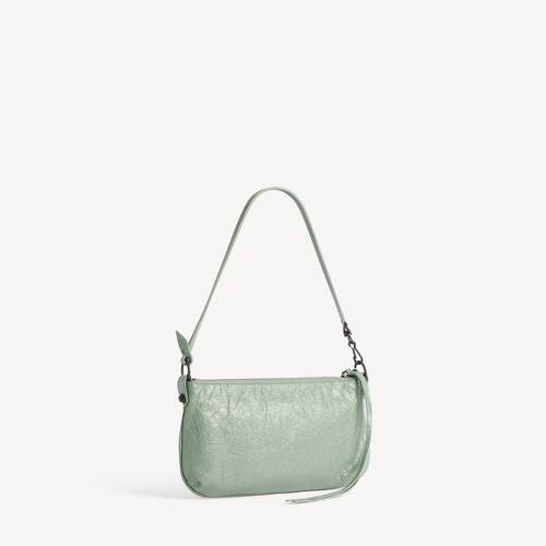Women's Le City Pouch On Strap in Heritage Green 12