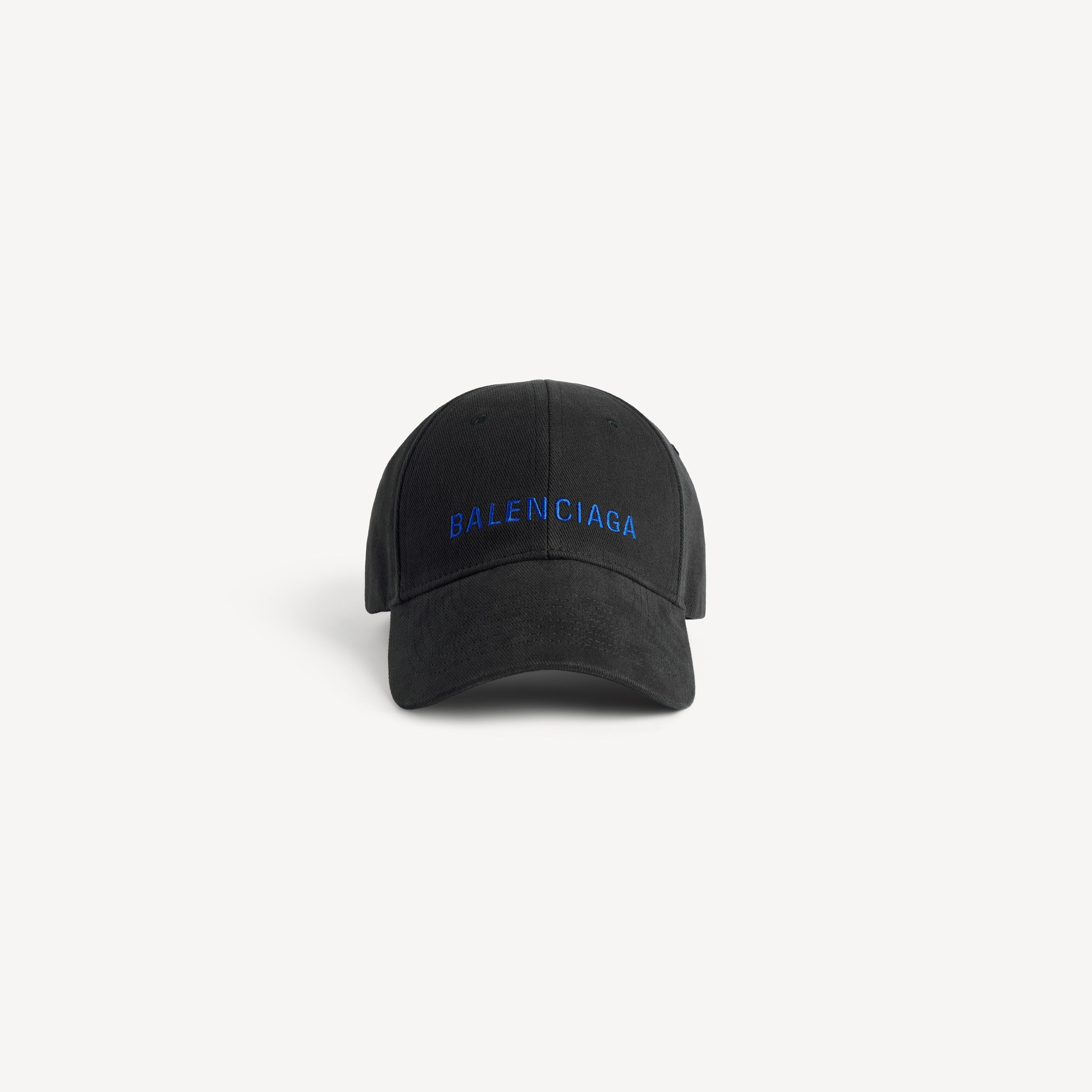 Men's Balenciaga Logo Cap in Black by Balenciaga