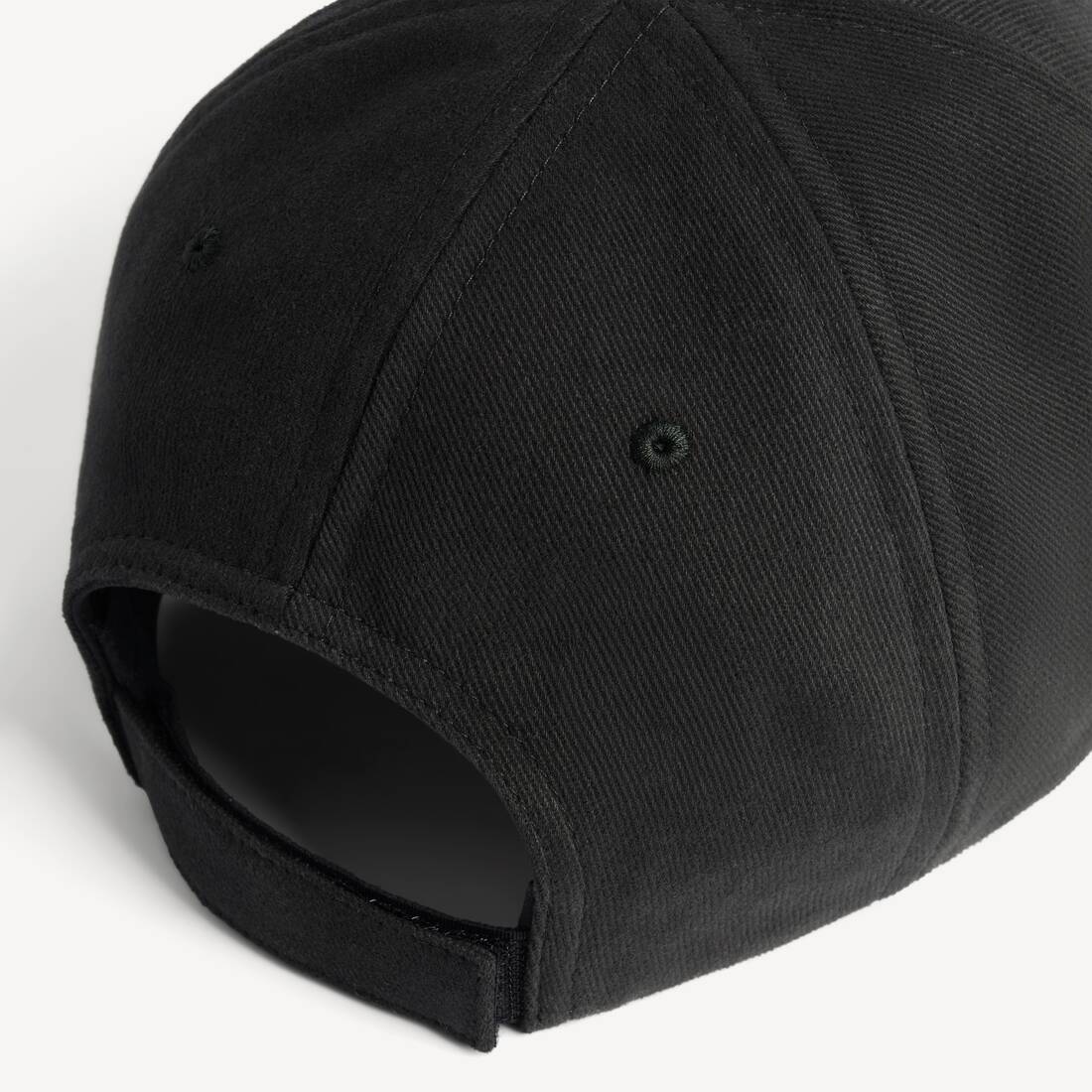 Men's Balenciaga Logo Cap in Black by Balenciaga