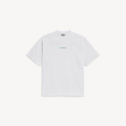 Men's Balenciaga Back Medium Fit T-shirt in White 8