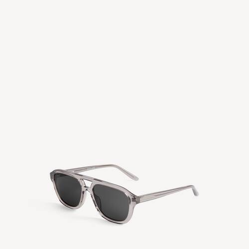 Men's Daily Pilot Sunglasses in Light Grey 12