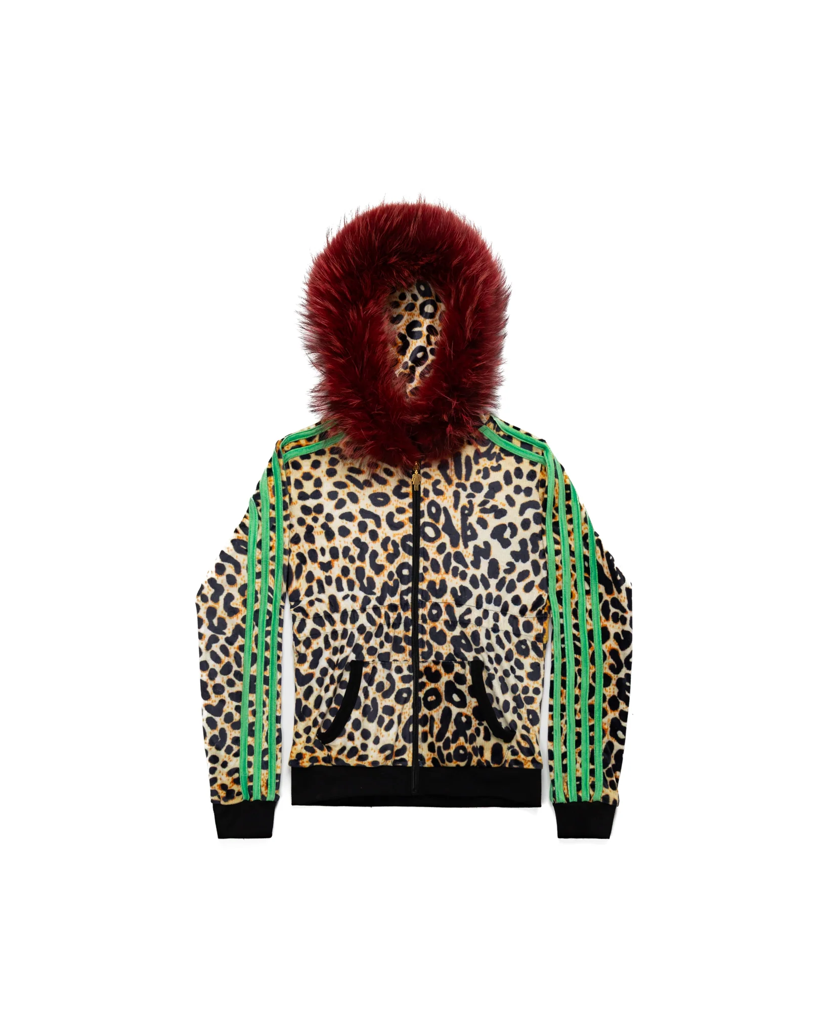 Cheetah 5-Stripe Zip-Up by Yori