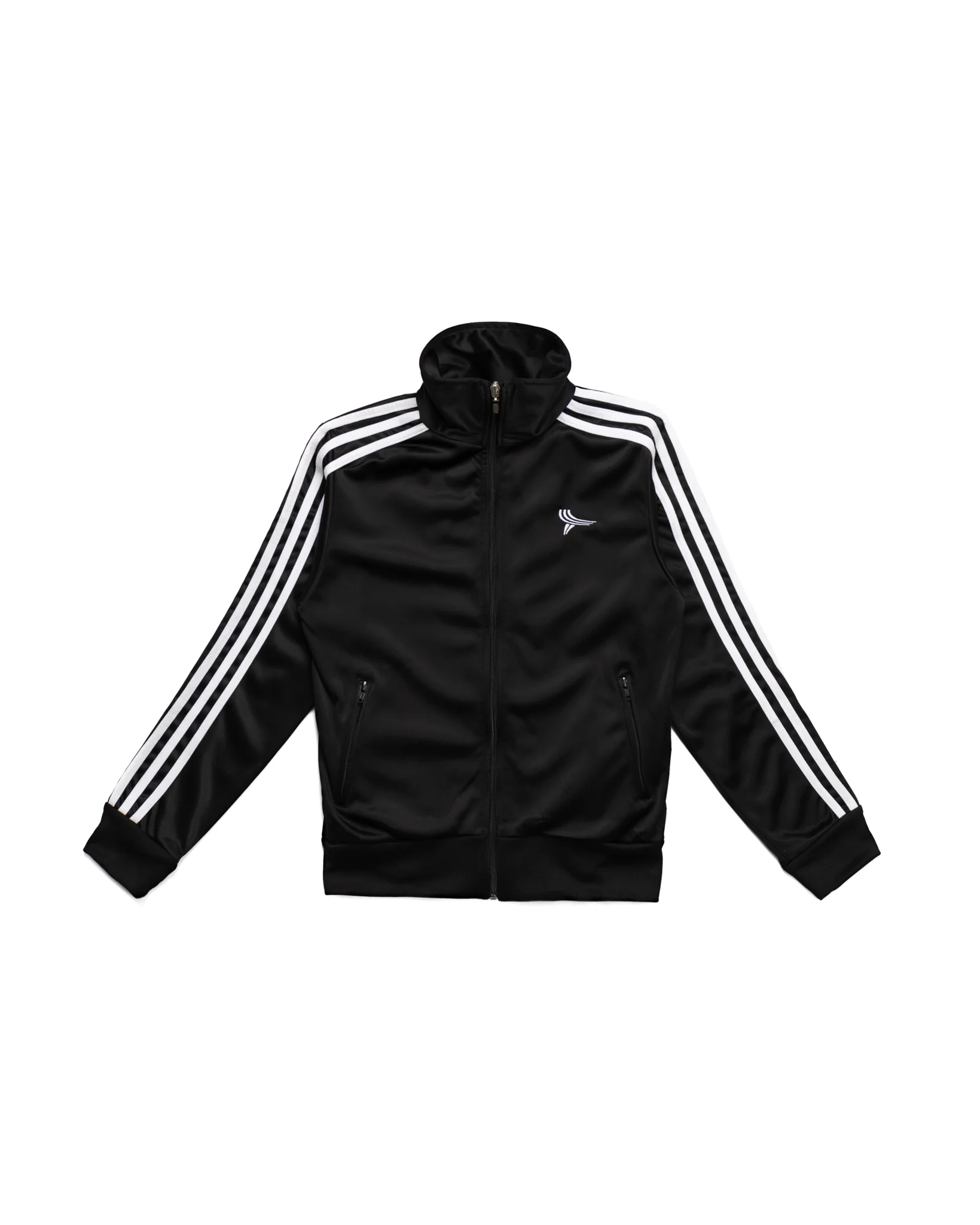 Black 5-Stripe Track Jacket by Yori