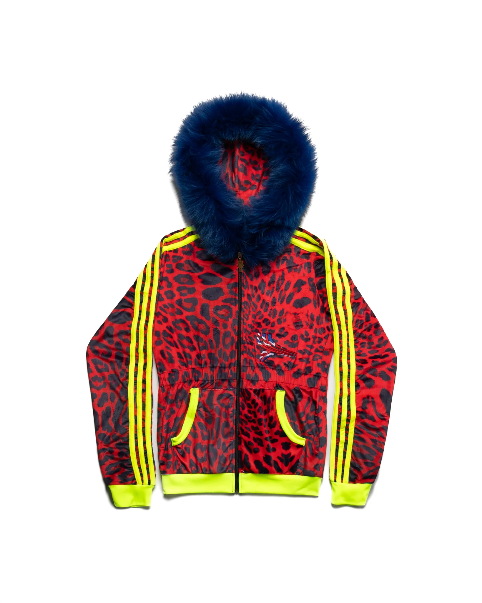 UK Cheetah 5-Stripe Zip-Up (Red) by Yori